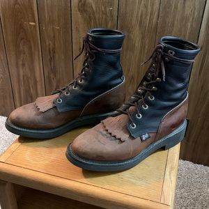 JUSTIN LACE WORK BOOTS { DISCONTINUED }